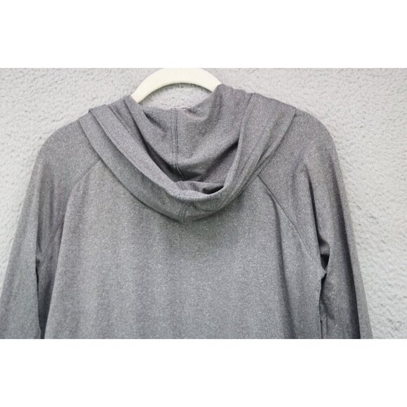 Cuddl Duds Flex Comfort Hooded Open Front Cardigan-S/M-Thumbholes-Soft-Pockets - Picture 9 of 11